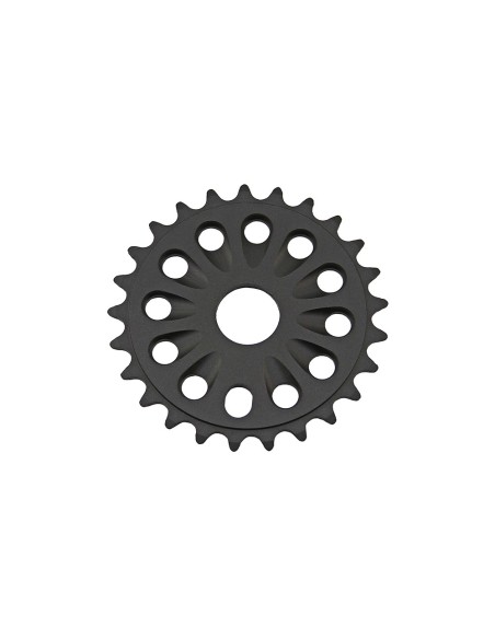 Alloy Chainring 6061-T6 1/2 X 1/8 25t Black.